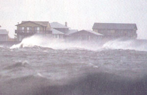 We are in love with waves, though not when driven by Gale Force 10. Atlantic City, NJ, 1968.